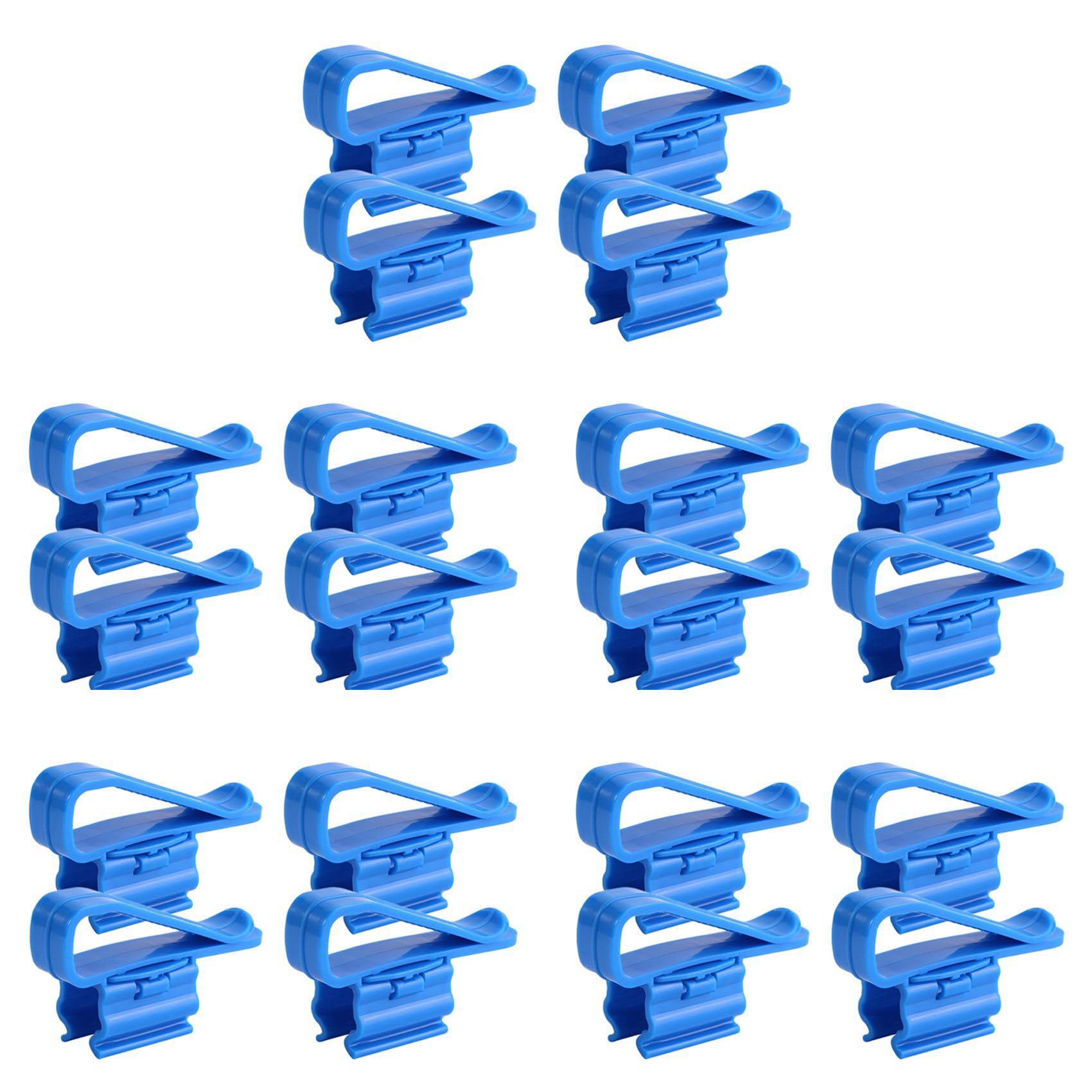 Jnchdghwa 20Pcs Home Brew Bucket Clip Pipe Syphon Tube Control Beer Clamp Fish Aquarium Filtration Water Pipe Fixing Holder