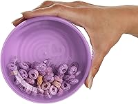 Vista 3 de Munchkin® Love-a-Bowls™ Juego de alimentación para bebés de 10 piezas, incluye recipientes con tapas y cucharas, multicolor