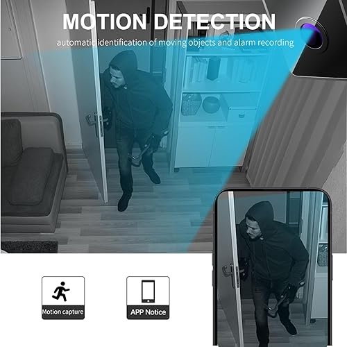 Miniatura 5 de OVWE Mini cámaras ocultas, cámara espía, cámara de seguridad magnética 1080P, cámara inalámbrica WiFi, cámara de niñera para mascotabebé,