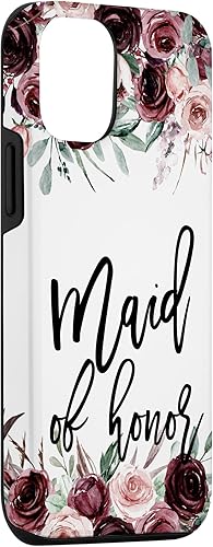 Miniatura 6 de Funda para iPhone XS Max con diseño floral para dama de honor
