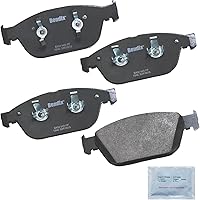 Vista 295 de Pastillas de Freno Delanteras Cerámicas Bendix Priority1 CFC430A para Modelos Selectos INFINITI G35, I30, Nissan 350Z, Altima, Juke, Maxima, Sentra