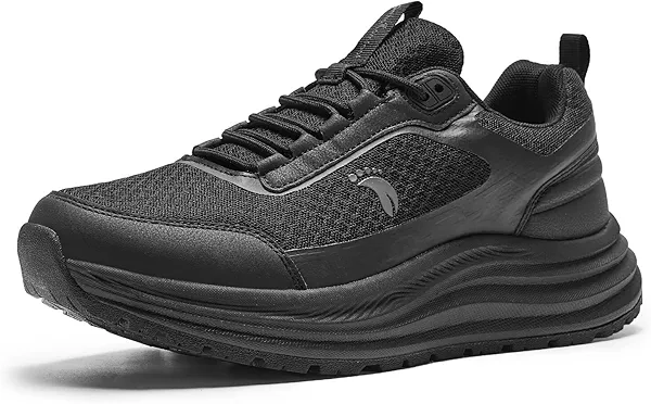 Men's Orthopedic Trail Running Shoes: Comfortable Arch Support Plantar Fasciitis Cross Training Athletic Sneakers, Orthotic Flat Feet Hiking Workout Tennis Walking Sports Shoes for Foot Heel Pain