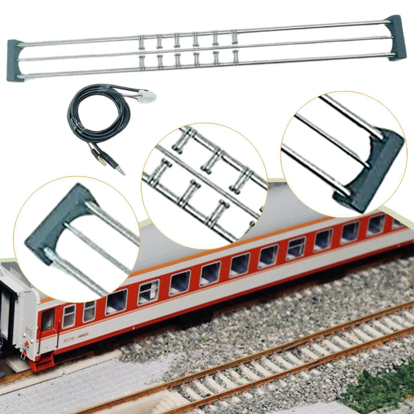 Rollenteststand Modellbahn Laufband Schienenlager Testbank Metall Einfacher Aufbau Kompatibel mit 1 160 Ho Zur Verbesserung Des Fahrbetrie, mit Linie