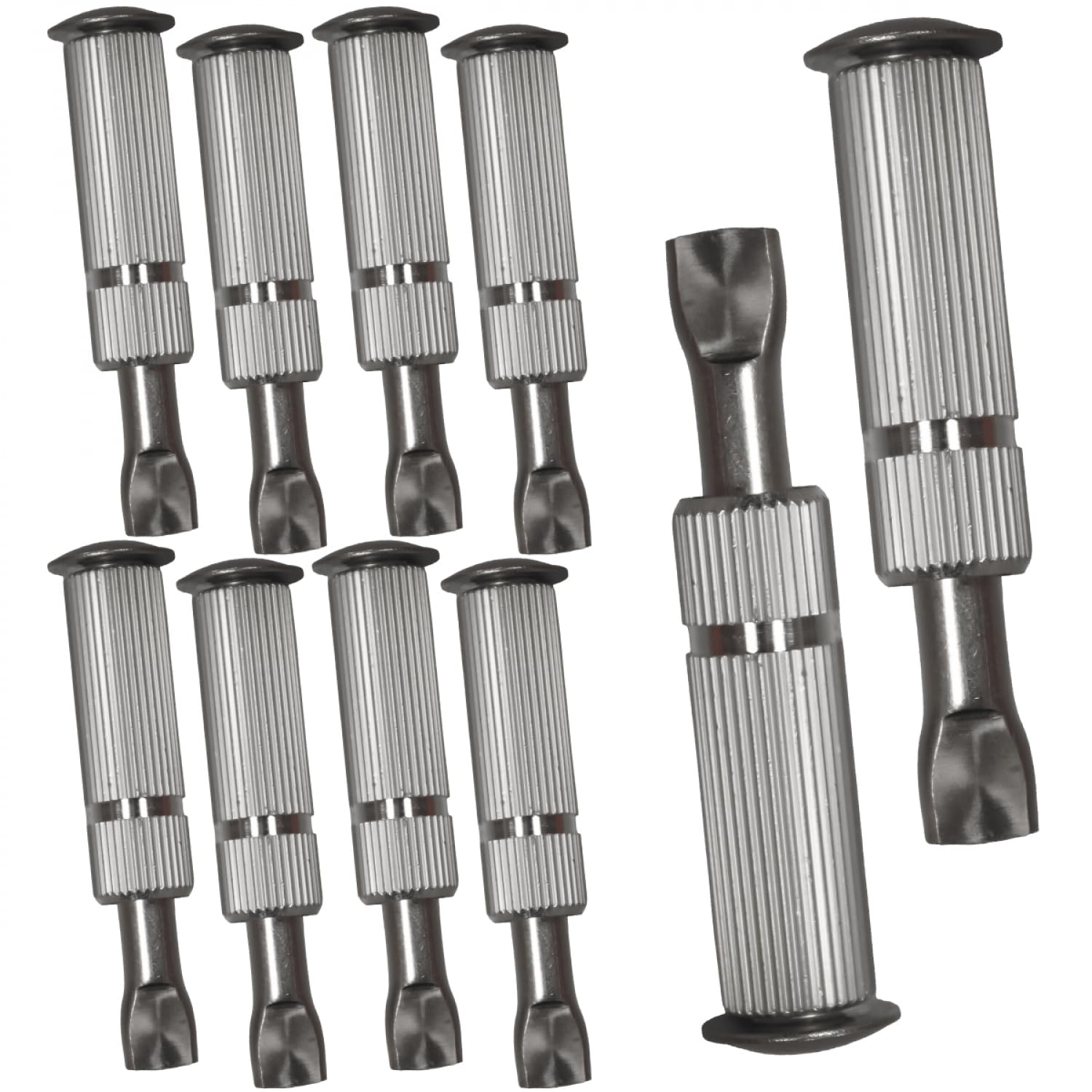 Linxor Lot De 5 Pitons P Standard Inox 12 Cm - Fixation Bâche Piscine Écologique