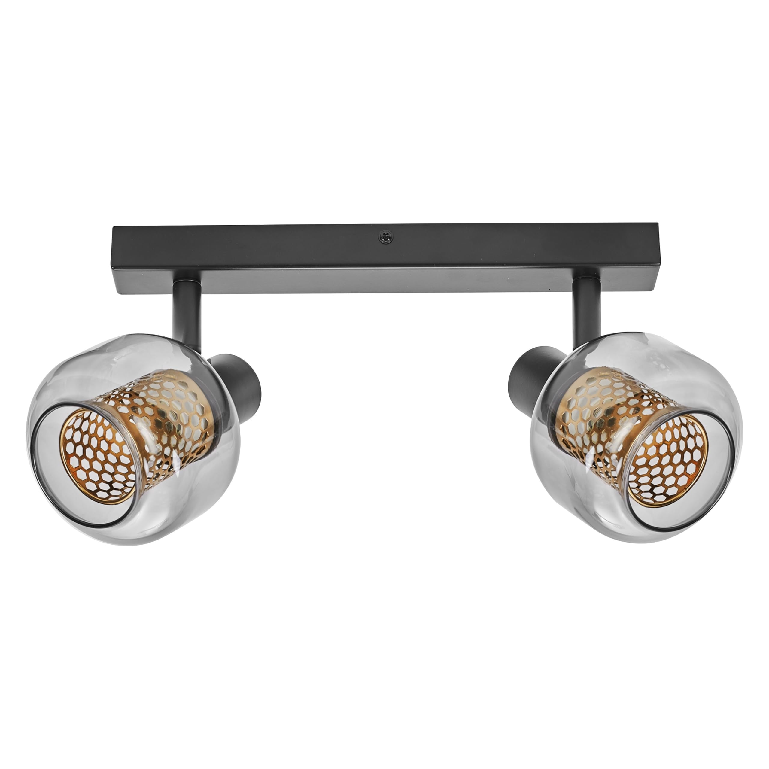 Osram DECOR Spot Firefly lampa ścienna, 2 x 2,8 W, E14, 500 lm, 2700 K, ciepła biel, możliwość ściemniania, IP20, metal/szkło, czarna, LED w zestawie i wymienna