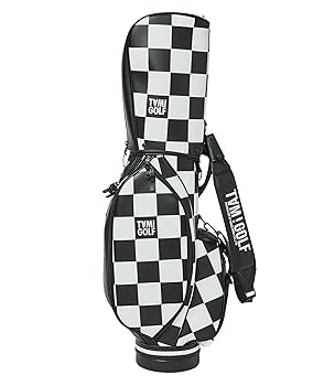   ゴルフバッグ チェック柄 Amazon | TAM!GOLF チェック柄キャディバッグ カートタイプ 9