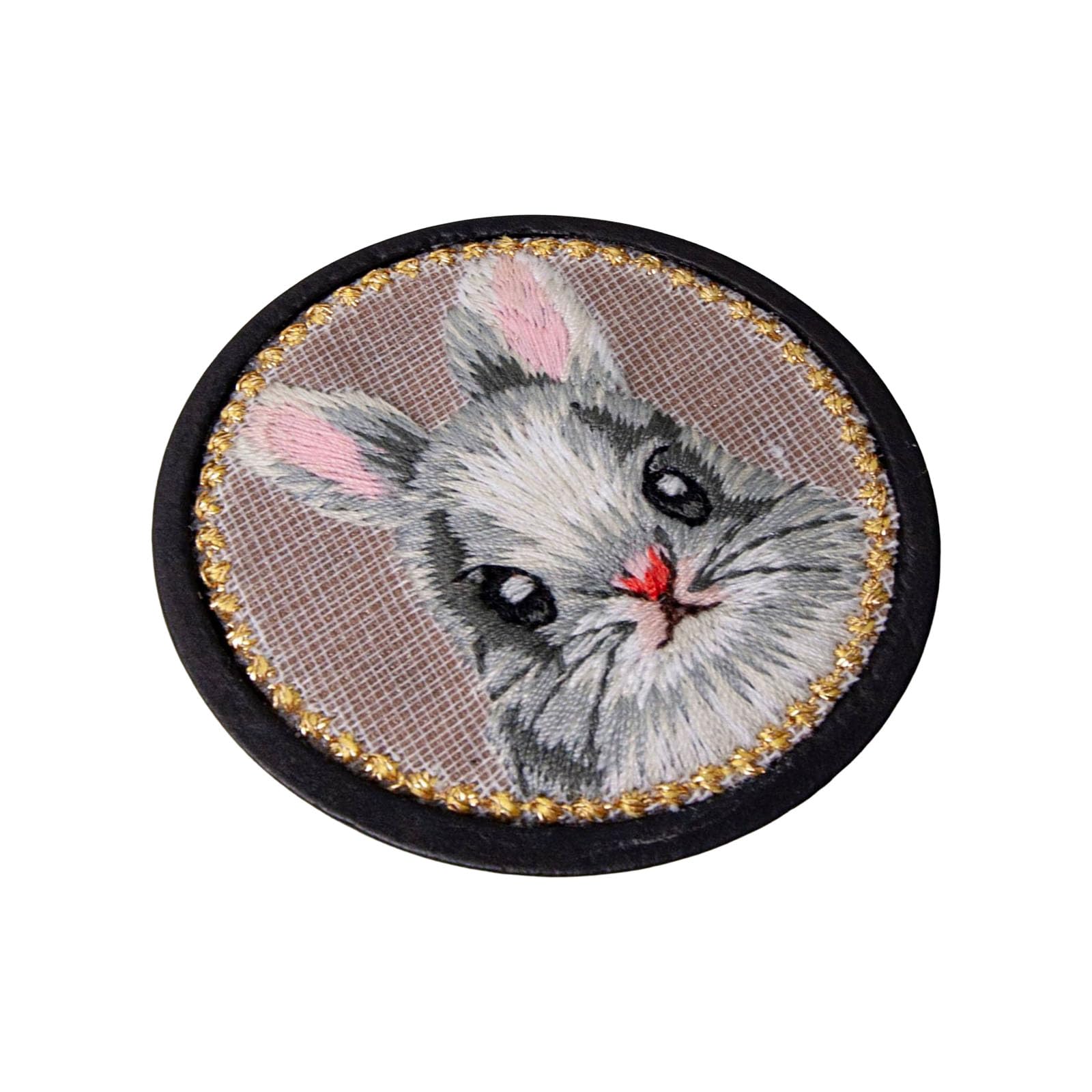 Laiousn Type A Embroidered Wood Needle Minders Needle Minders Nanny Sewing Holders For Stitching Embroidery Sewing Magnet