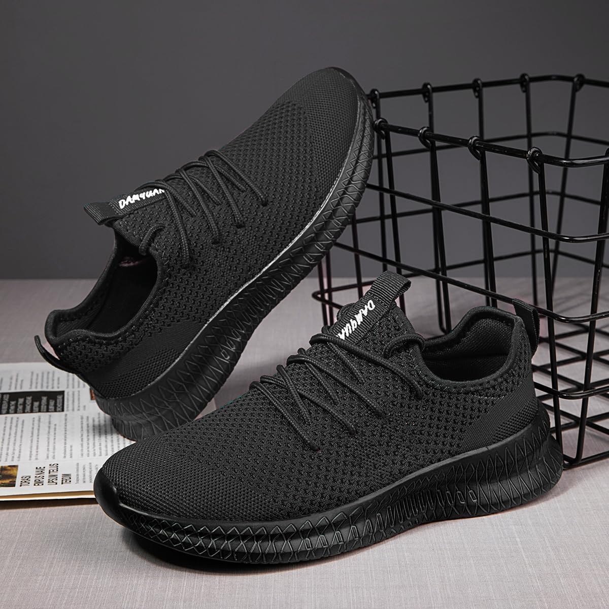 Womens Walking Running Shoes Sneakers Slip On Sport Tennis Athletic Gym Shoes Casual Fashion Lightweight Breathable Non Slip Workout Workout Trainers Shoe - Image 3