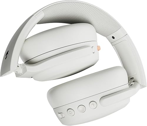 Skullcandy Crusher ANC 2 Wireless Over-Ear Bluetooth Headphones with Multi-Sensory Bass, Active Noise Cancelling, Up to 60 Hours Battery, Microphone for iPhone Android - Bone - 7