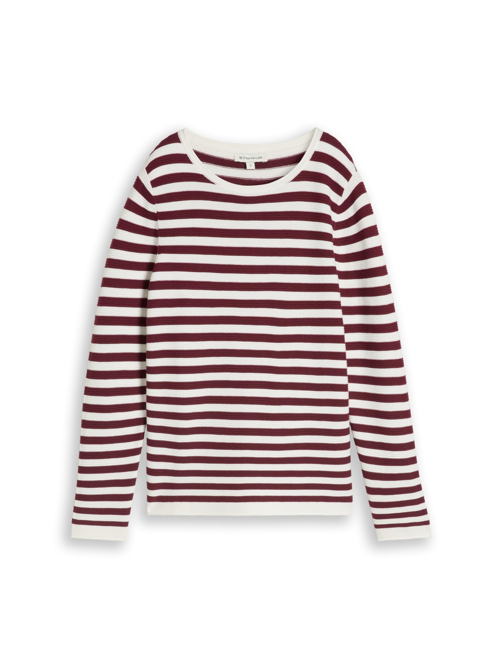 Tom Tailor Damen Strickpullover aus Bio-Baumwolle Strickpullover aus Bio-Baumwolle (1er Pack)