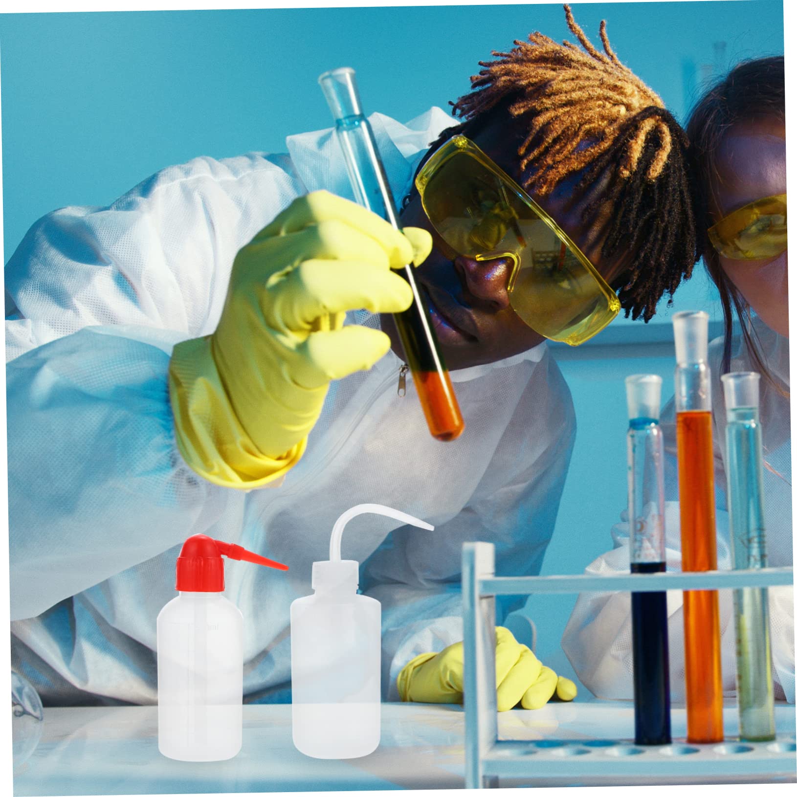 MUSISALY 4pcs Elbow Pointed Washing Bottle Squirt Bottles Tattoo Wash Bottle Water Bottles Elbow Wash Bottle Pigment Bottle Lash Wash Bottle Mini Dropper Bottle Waterbottle Plastic