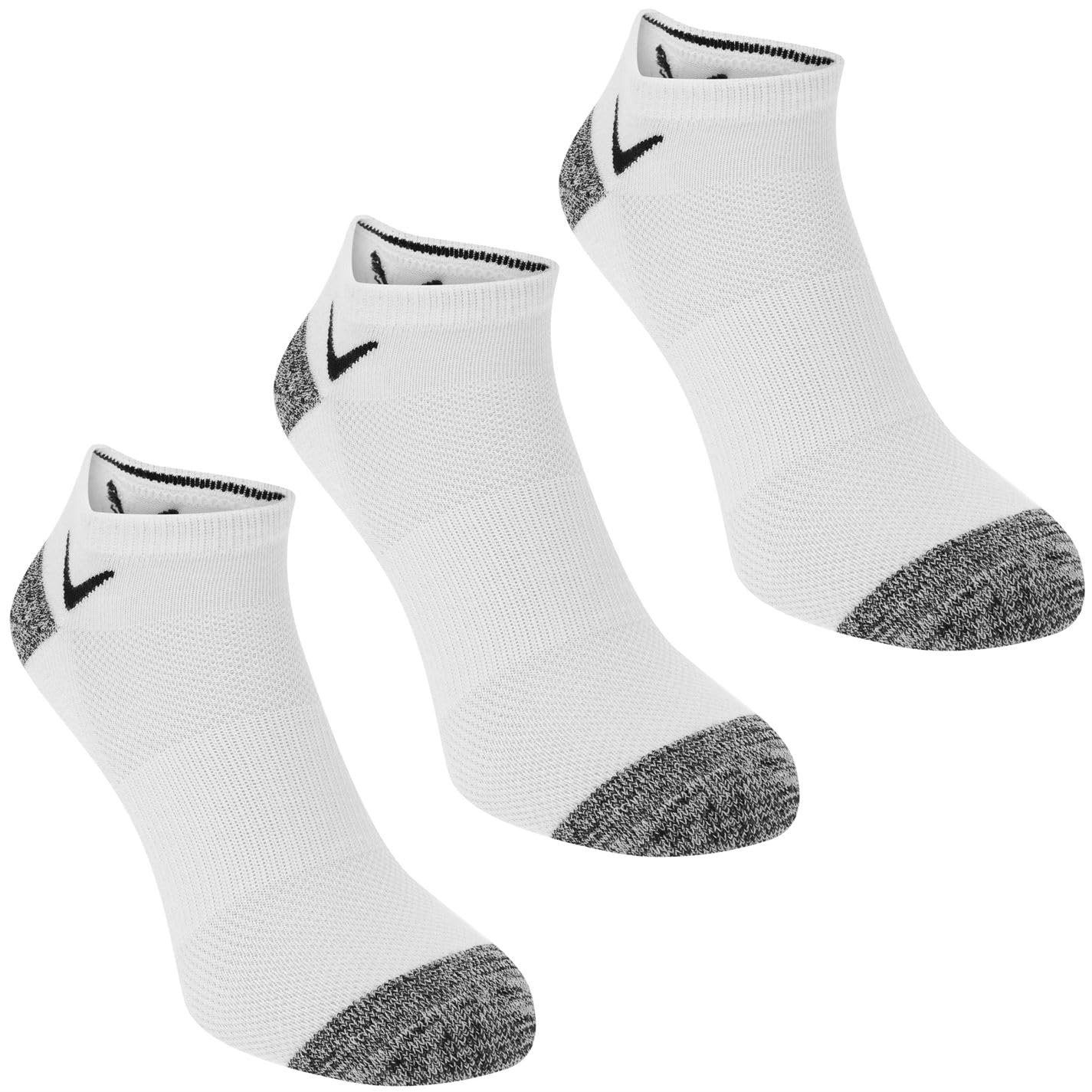 Callaway Mens 3 Pack Socks White 7-11