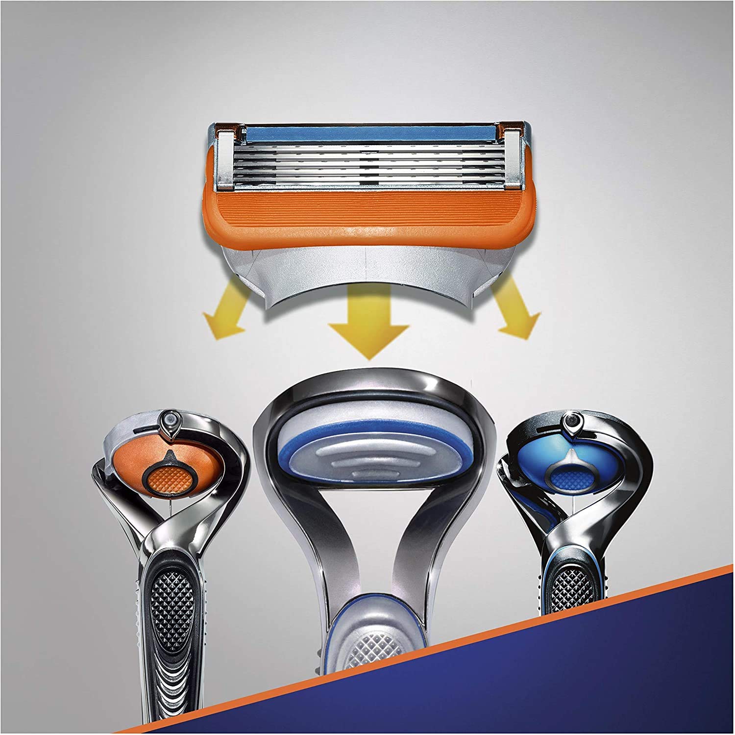 Gillette Fusion 5 Rasierklingen mit Trimmerklinge für Präzision und Gleitbeschichtung, 8 Ersatzklingen