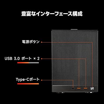 PCCOOLER CPS K101 MESH PC Case, 11.9L Portable Desktop Mini-ITX Case, 4-Sided SPCC Mesh Panel, 3 Standard 12015mm Fans, Clip-on Quick Release Side Panels, Gery PCIe Riser Cable Sold Separately