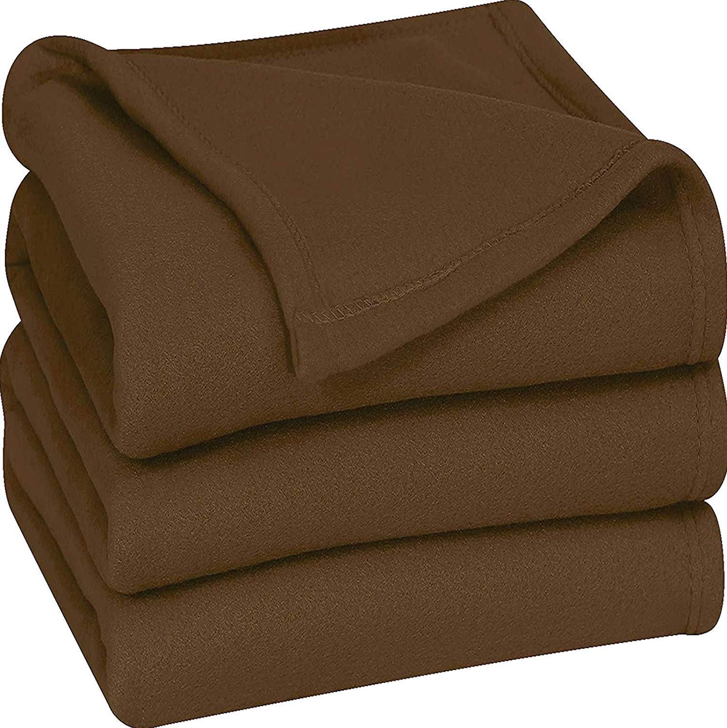 Purav Light Fleece Blanket for Double Bed Soft, Woolen, Winter & Traveling Blanket Ideal AC & Warm Bedsheets & All-Season Blanket Polar Fleece & Micro Mink -90" X 90-1 Pc, Coffee (B0CL757MY4) Amazon Price History, Amazon Price Tracker