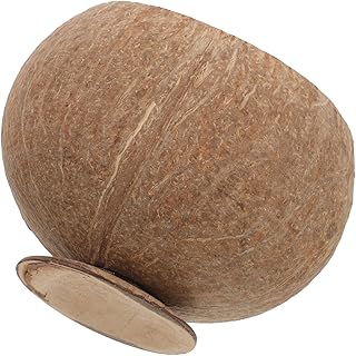 Natural Coconuts Shell Bowl Multi-purpose Snack and Food Serving Bowl Unique Dessert and Salad Holder Eco-friendly Household Fruit Bowl for Home Decoration and Entertaining