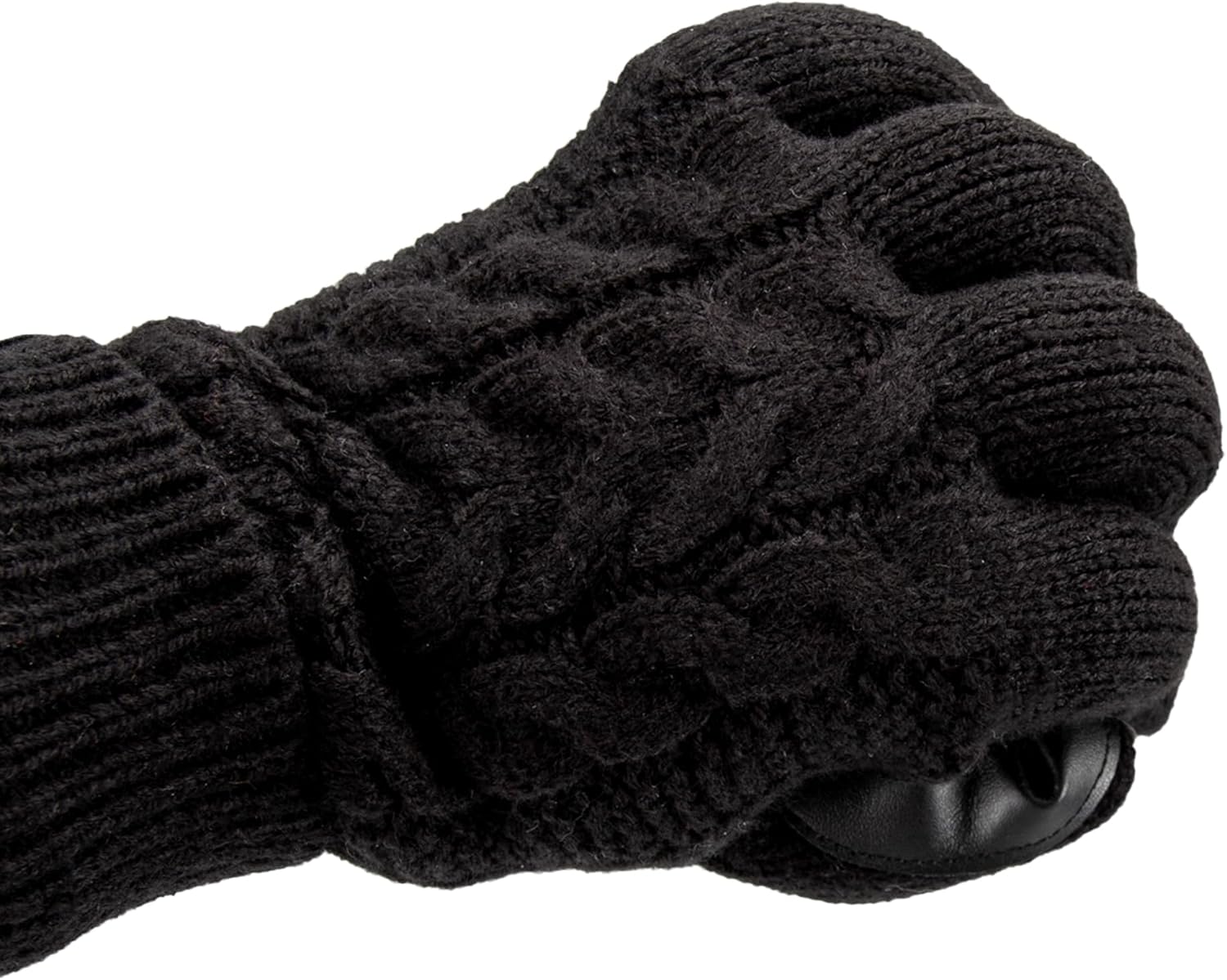 isotoner Women's Touchscreen Cable Knit Sherpasoft Gloves