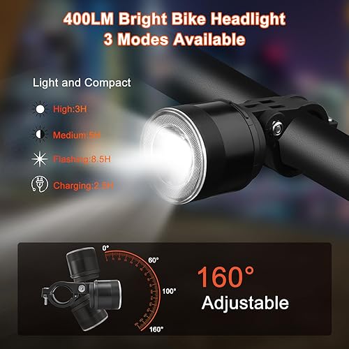 Miniatura 2 de NineLeaf Bike Turn Signals, Turn Signal Kit for Ebike, Bike Turn Signals Front and Rear Auto OnOff Electric Bell Automatic Brake Light Remote