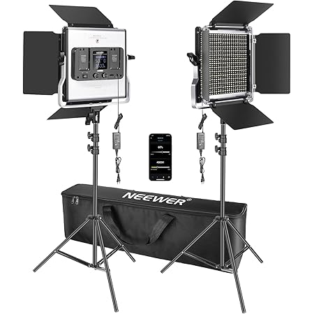 Neewer 660 Rgb Led Lumière Avec App Contrôle,660 Smd Led Cri95/3200k-5600k/lumin