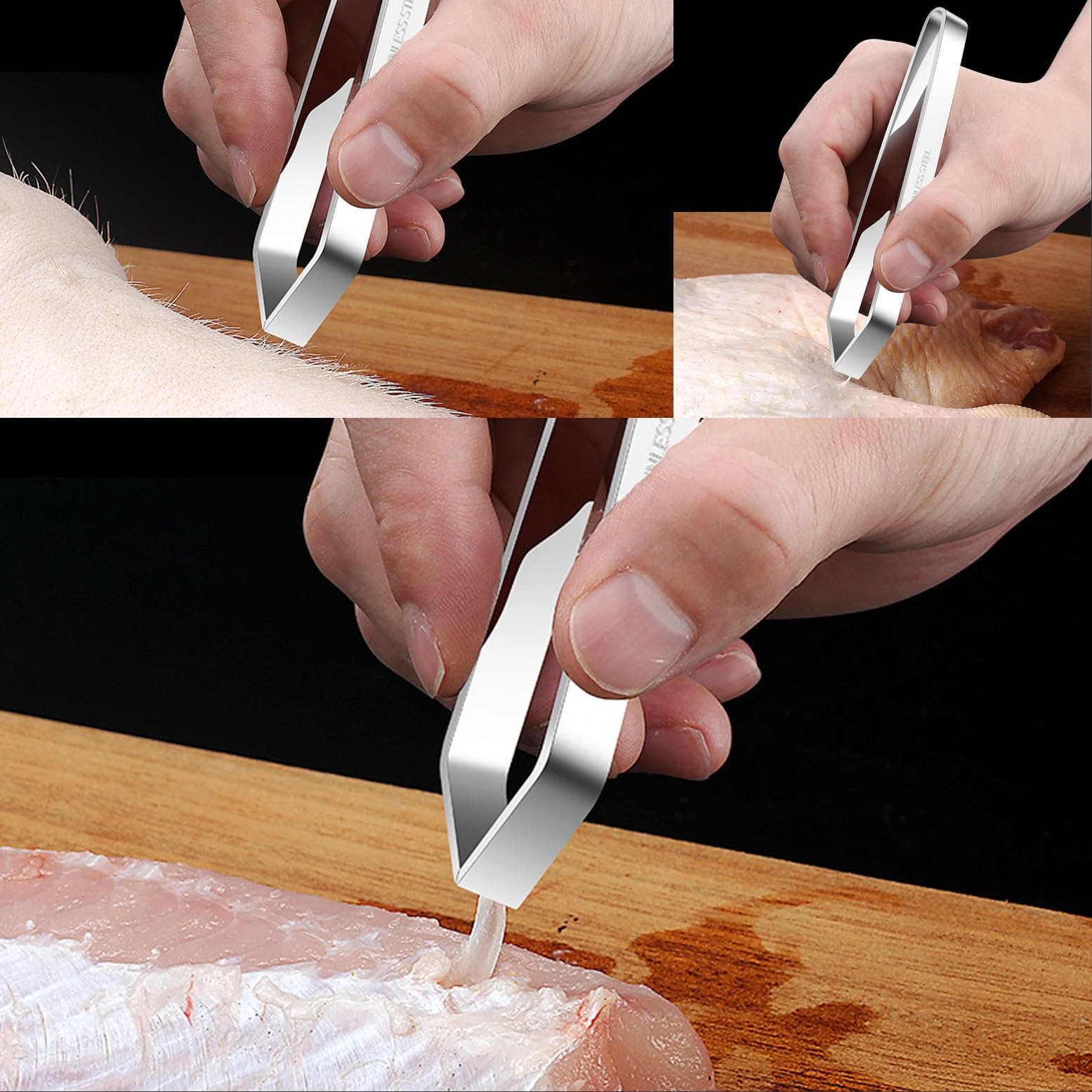 Lot De 2 Pinces à Vaisselle Antidérapantes En Acier Inoxydable Résistantes à La Chaleur - Idéales Pour Plats Chauds Et Ustensiles Sans Brûlure