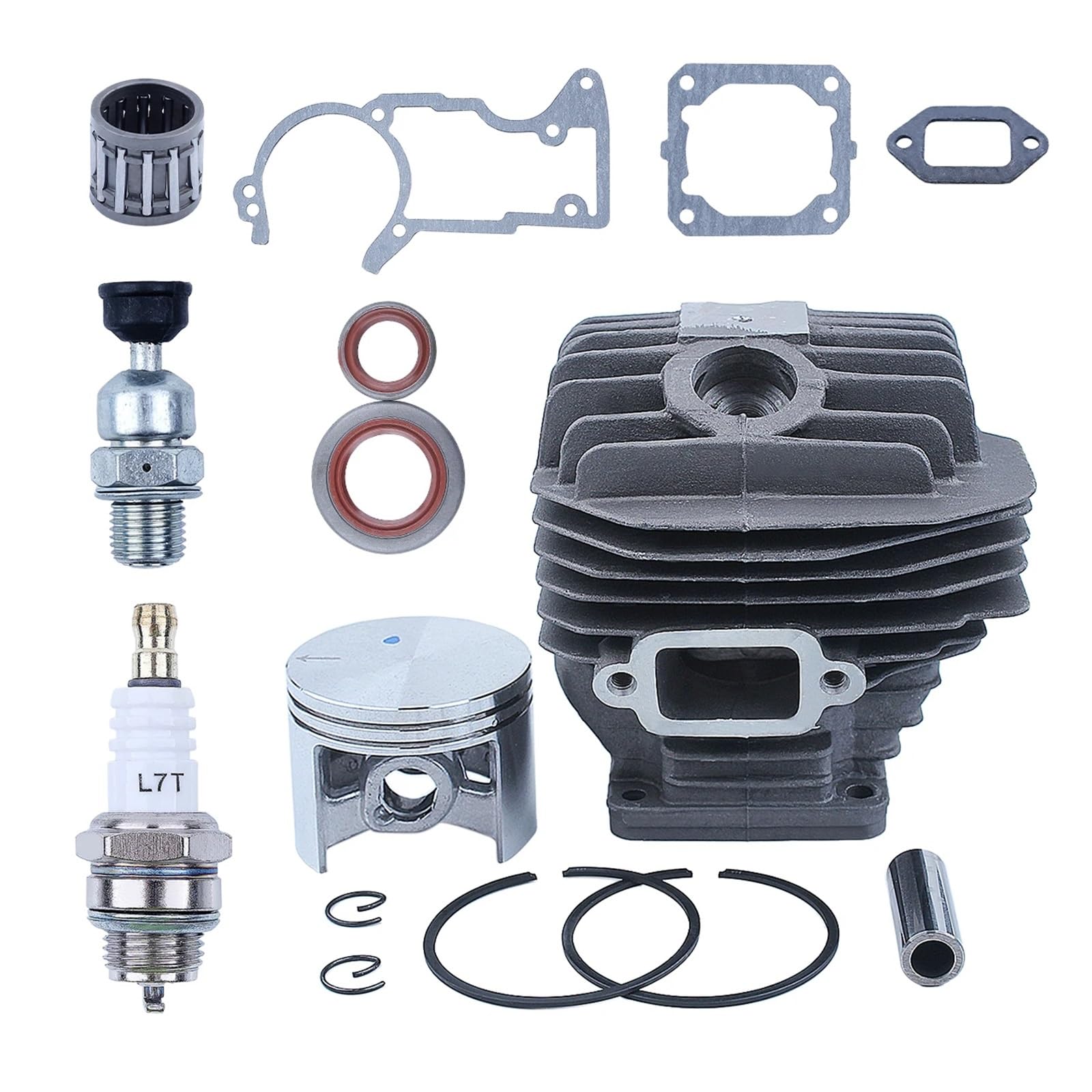 Cylindre-piston 52 mm pour réparer une tronçonneuse 044 MS440 serrée ou en perte de puissance
