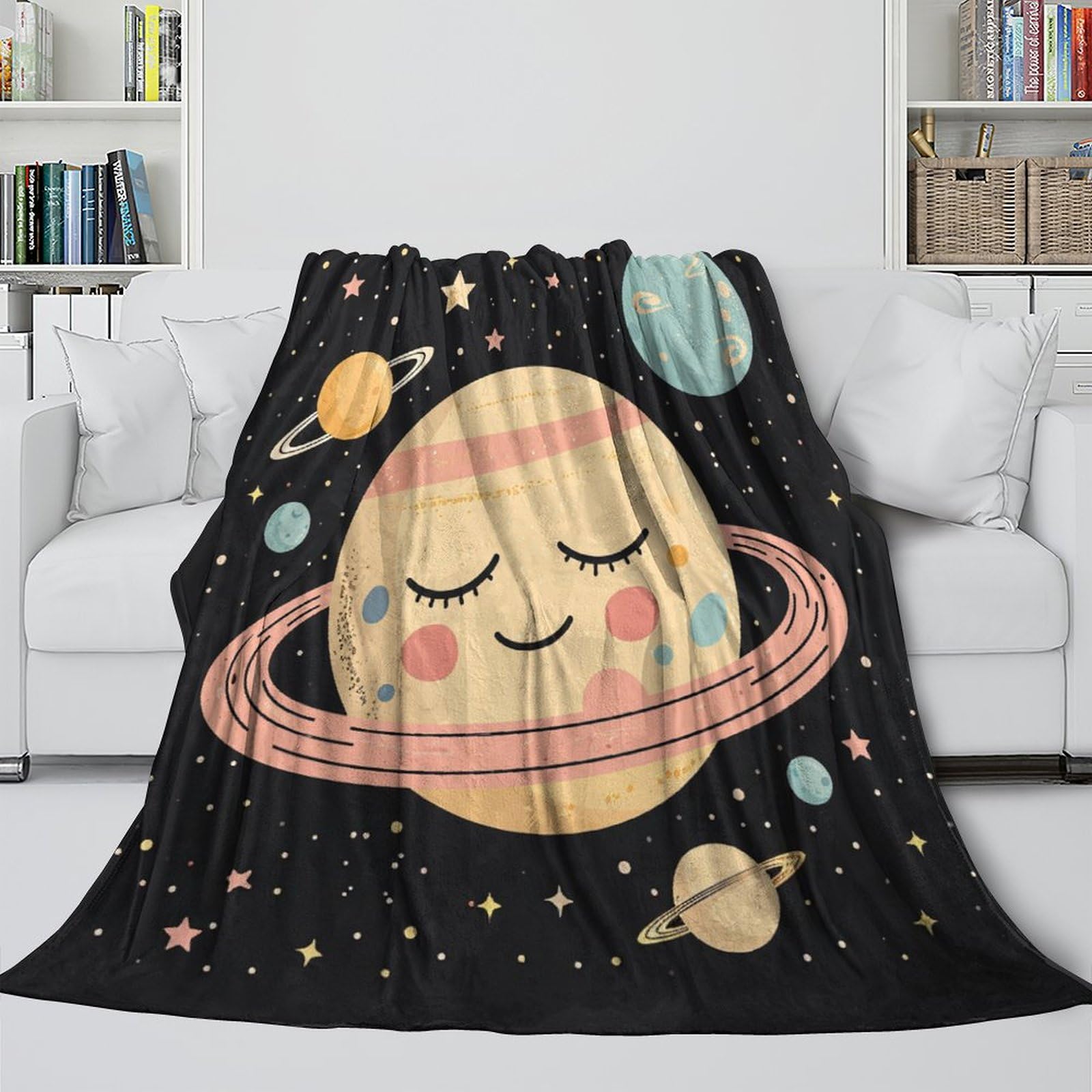 Coperta in morbido pile di flanella, regalo di compleanno per amici, famiglia, regalo di Natale per amici e partner, coperta natalizia per divano e letto, 150 x 200 cm