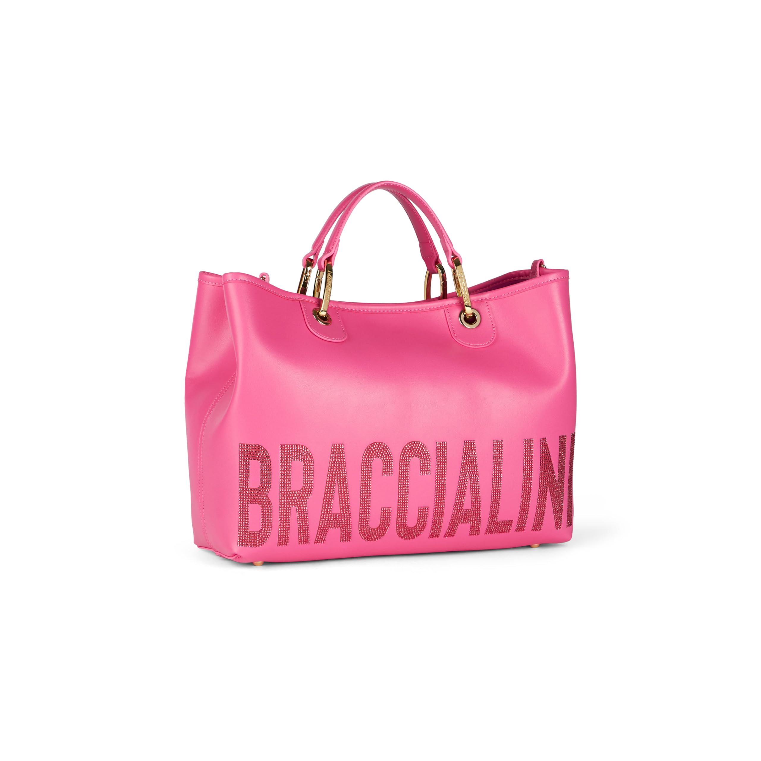 Braccialini Borsa a Mano Donna Beth Special: Maxi Logo Strass