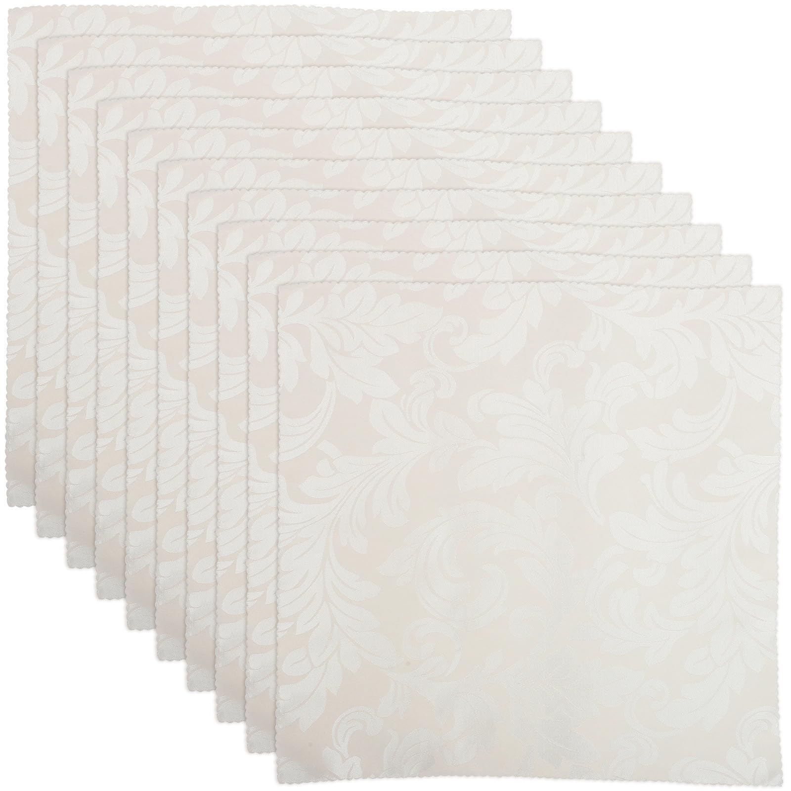Servilletas de tela beige Hemobllo para cenas en casa y eventos al aire libre