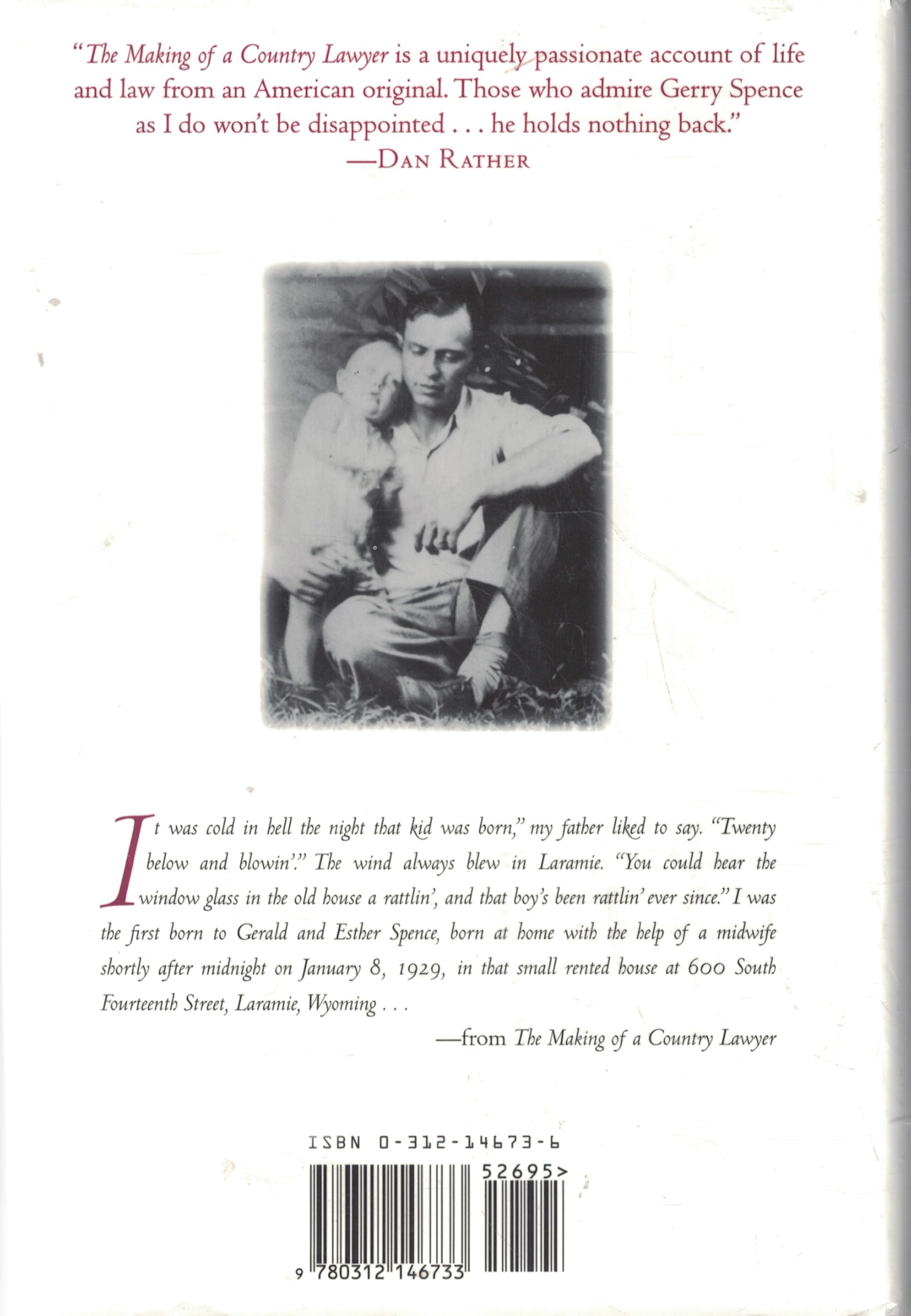 The Making of a Country Lawyer Spence, Gerry - PT01