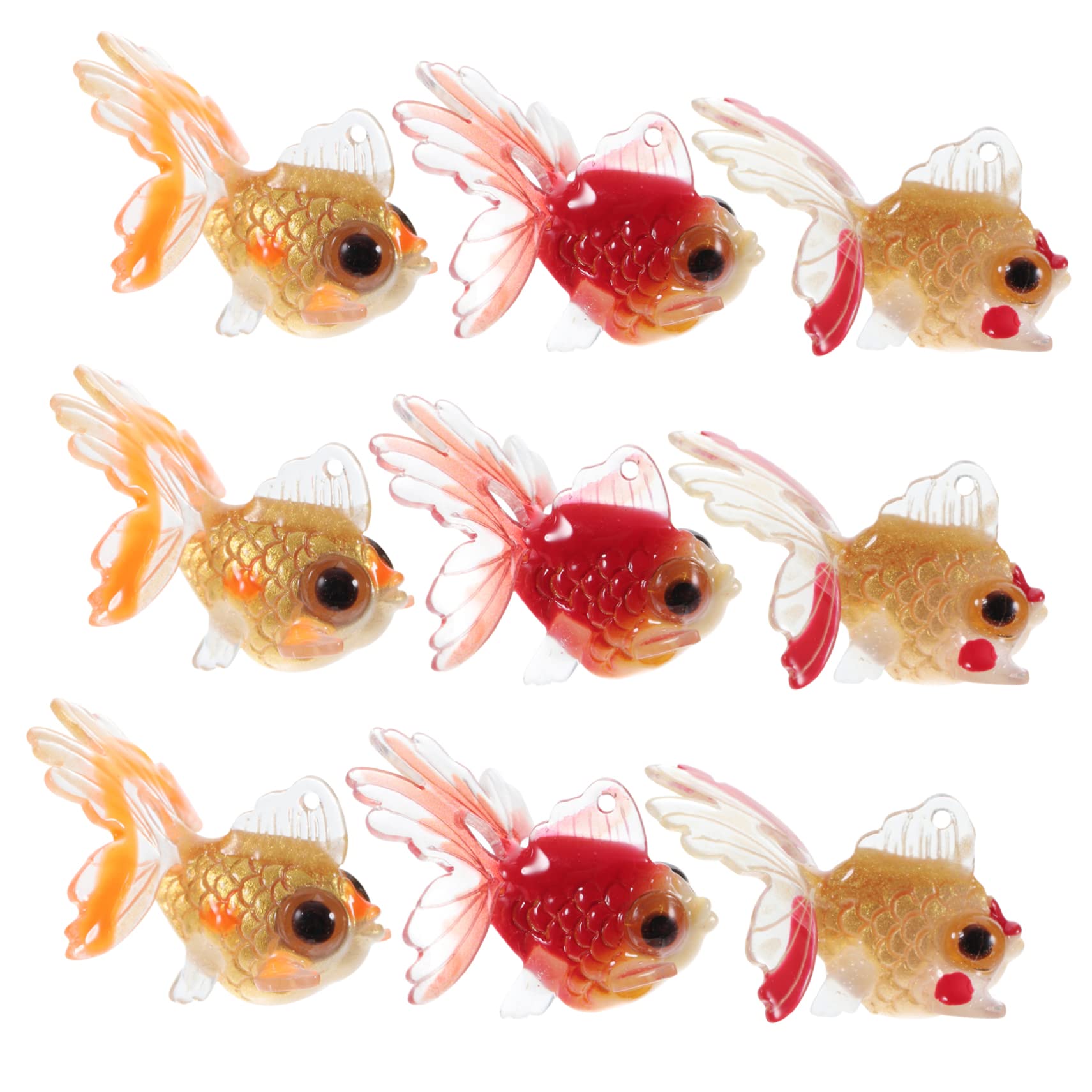 Lurrose Lot De 4 Breloques Uniques En Forme De Poisson Pour La Fabrication De Bijoux Boucles Doreilles Colliers 12 Pièces X 4