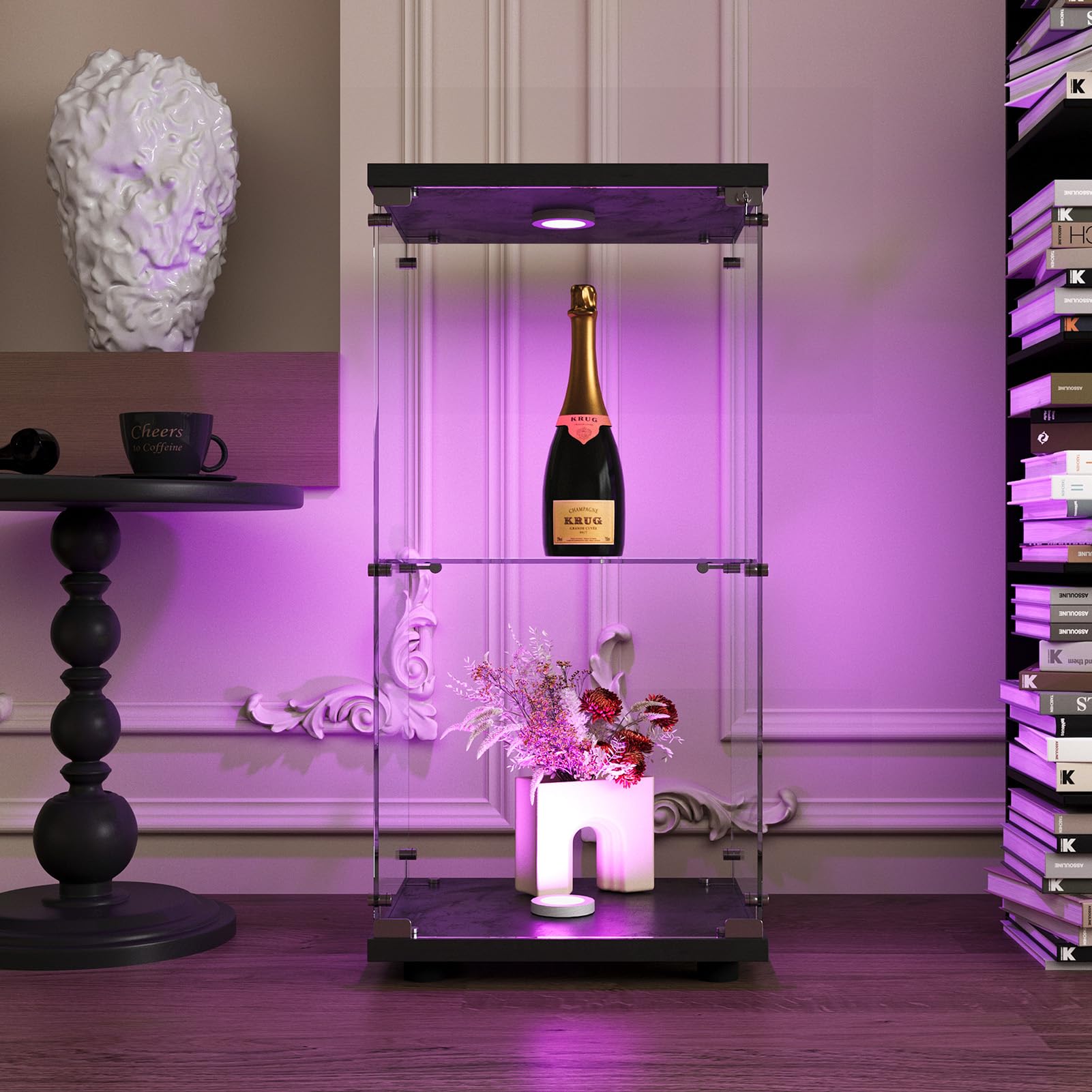 VCM Vitrine En Bois Et Verres Collections Vitrine En Verres Vitrine à