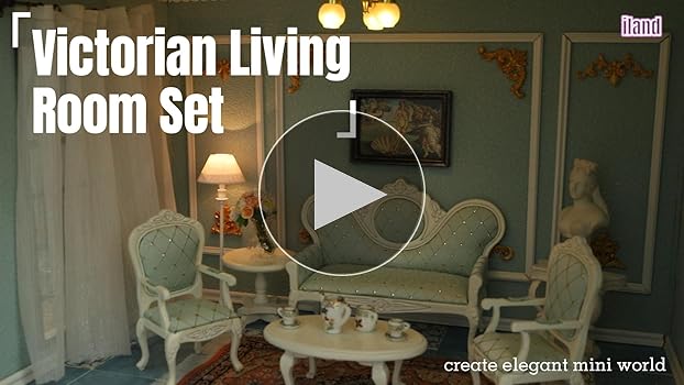 Amazon.com: iLAND Victorian Dollhouse Furniture Set, Doll