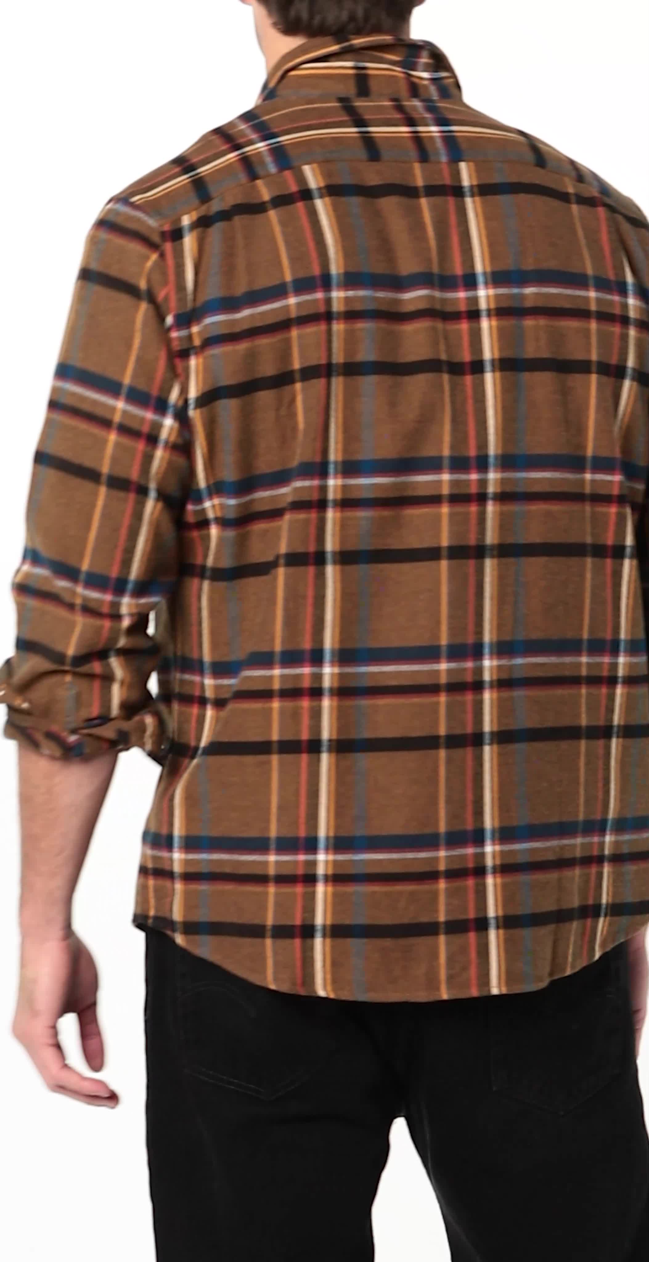 Amazon Essentials Men's Slim-Fit Long-Sleeve Two-Pocket Flannel Shirt - Image 8