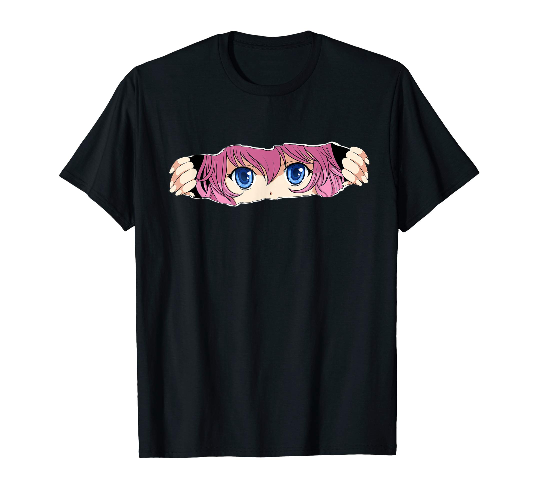 Fun Anime Cosplay Tee ShirtsCool Anime Shirt Anime Lover Gift Graphic Novel Anime Eyes T-Shirt
