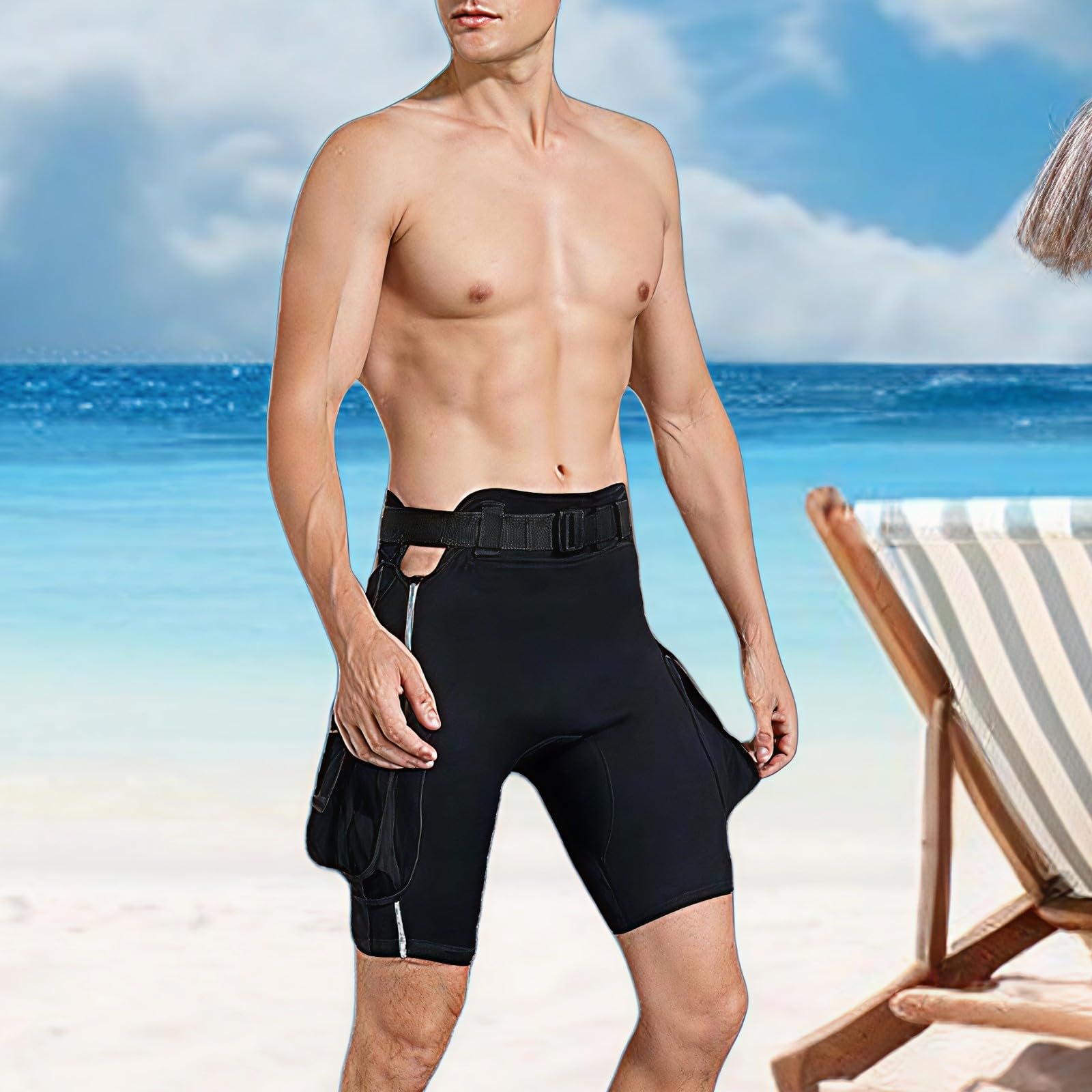 Baoblaze Tauchshorts Neoprenanzughosen, Neopren-Shorts für Herren, Tauchhosen zum Kajakfahren, Schwimmen, Wassersport, Herren, Damen
