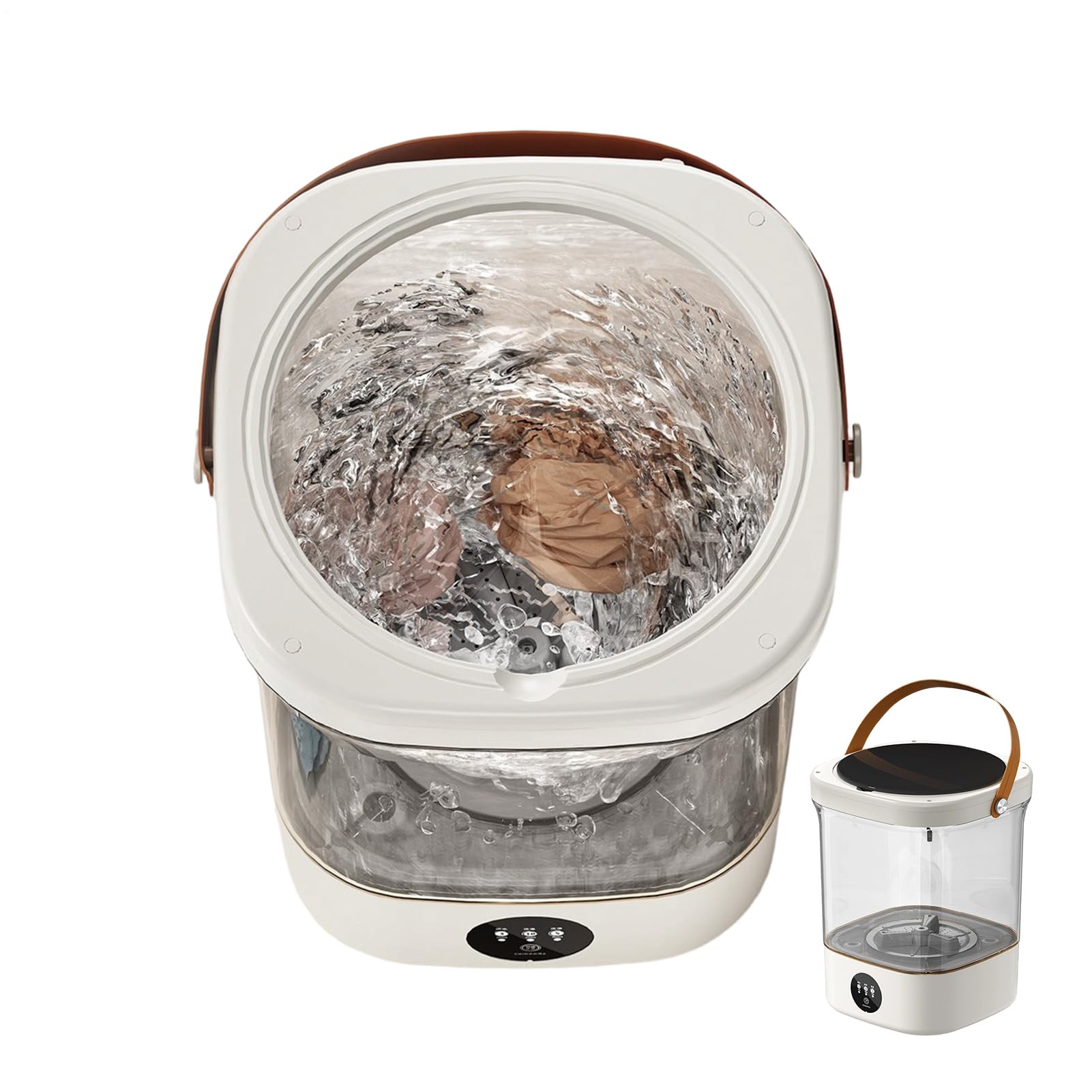 Lavatrice Portatile 12L Lavabiancheria Con 3 Velocità | Macchina Per Mutandine Da Dormitorio Per Calze Asciugamano Reggiseno Mutandine Appartamento Campeggio Viaggio Casa