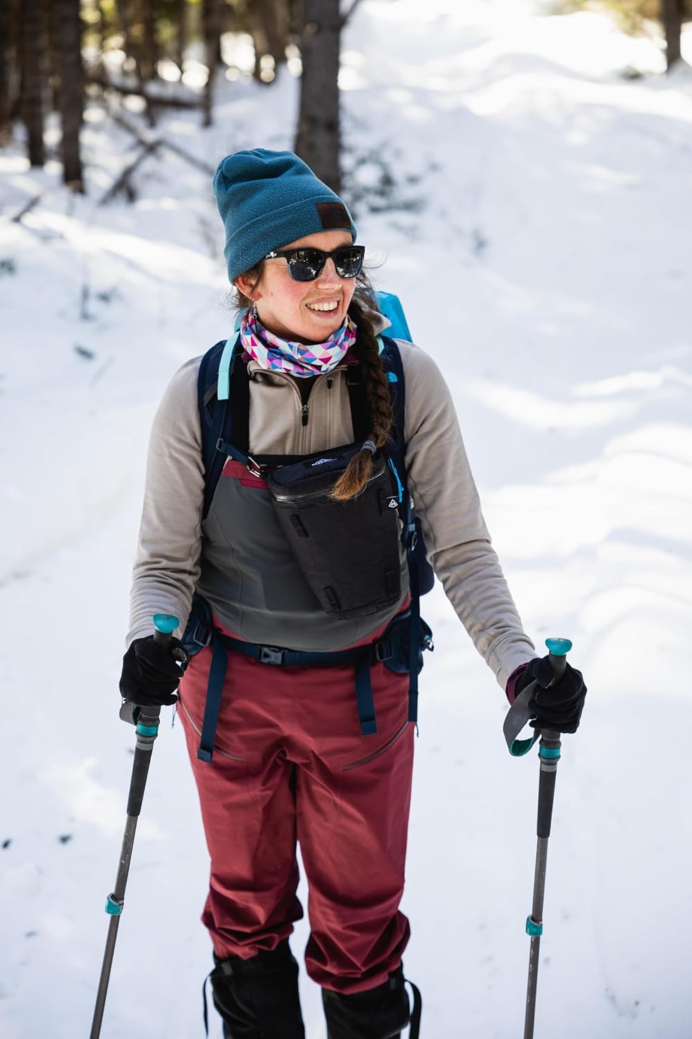 IBEX Merino Wool Mammoth Full Zip Hoodie for Women | Heavyweight Nuyarn Fleece Jacket with Helmet-Compatible Scuba Hood - Image 6