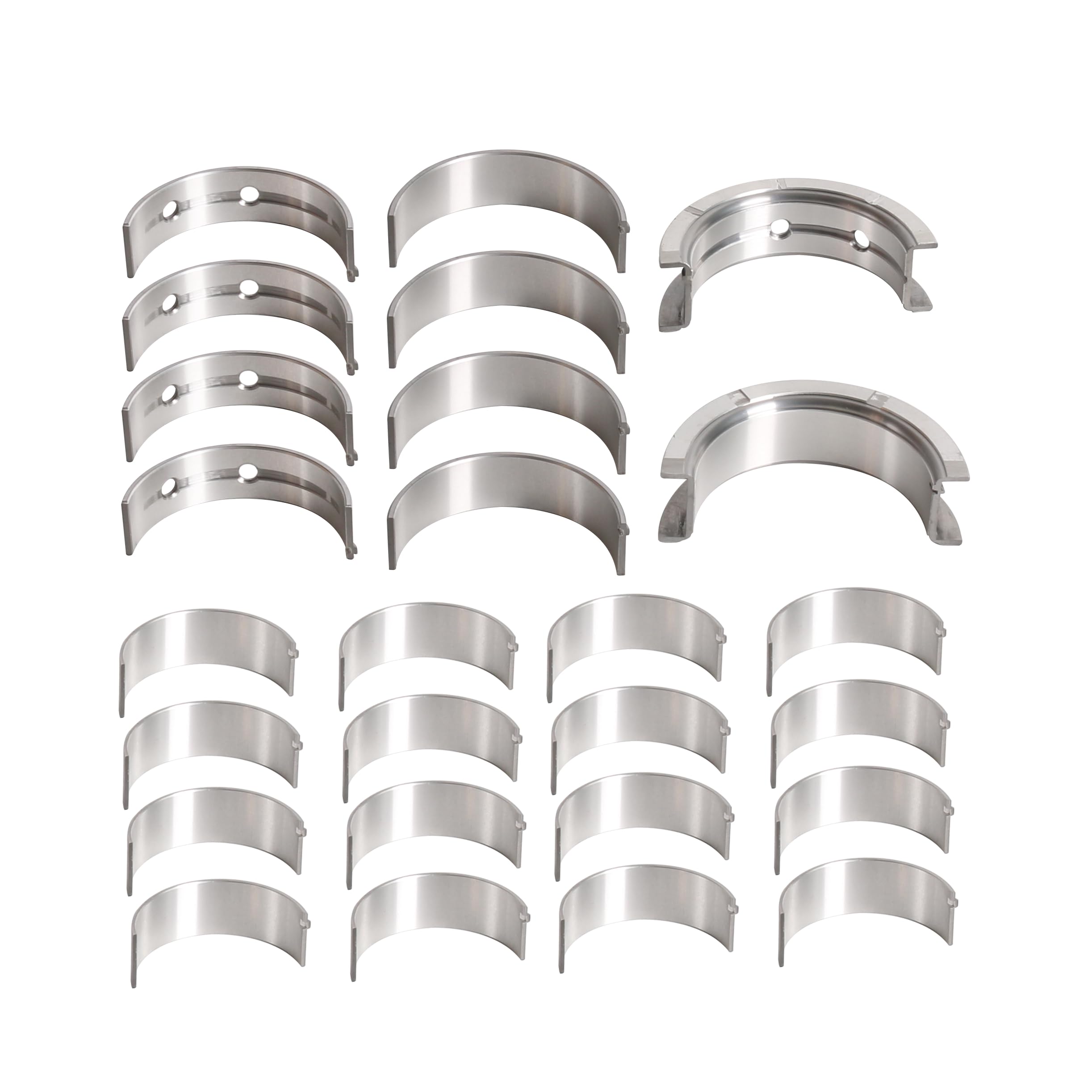 STD Rod Main Bearing Set MS2199P Main Bearings +CB-663P Rod Bearings Set for Chevy V8 4.8L 5.3L 5.7L 6.0L 6.2L 1999-2016,OE MS-2199A MS2199A MB5293SI