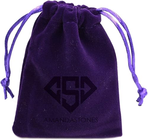 Miniatura 4 de Amandastone Natural Gemstone 8mm Round Beads Stretch Bracelet 7 Inch