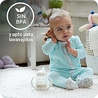 Vista 4 de NUK Taza para aprender, 10 onzas, paquete de 2, 8 meses en adelante, sin BPA, a prueba de derrames