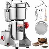 VEVOR Moulin à Épices Électrique 750 g, Broyeur à Grains Commercial 2000 W à Haute Vitesse, Moulin à Farine en Acier Inoxydable, Type Oscillant pour Moudre Rapidement Céréales Épices Herbes Cafés - 1