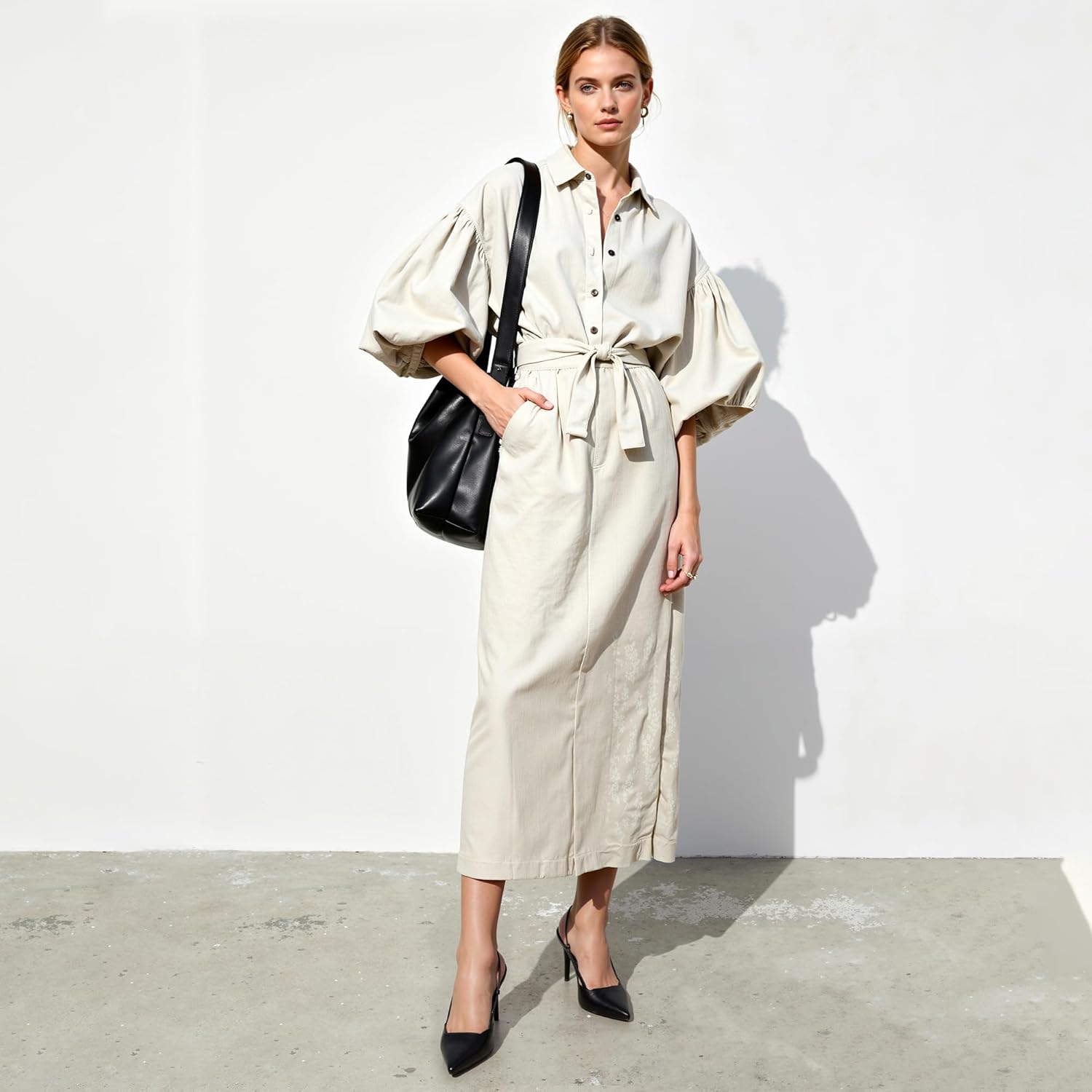 Closed Toe Slingback Heels Women Pumps Strappy Pointed Toe Stiletto Heels for Women... - Image 7