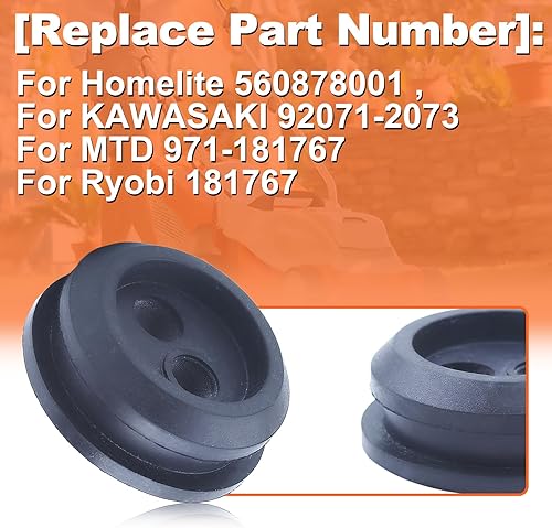 Miniatura 3 de Para Homelite para KAWASAKI para MTD para Ryobi para recortadora de gas Craftsman, kit de ojales de línea de combustible de agujero, para Homelite