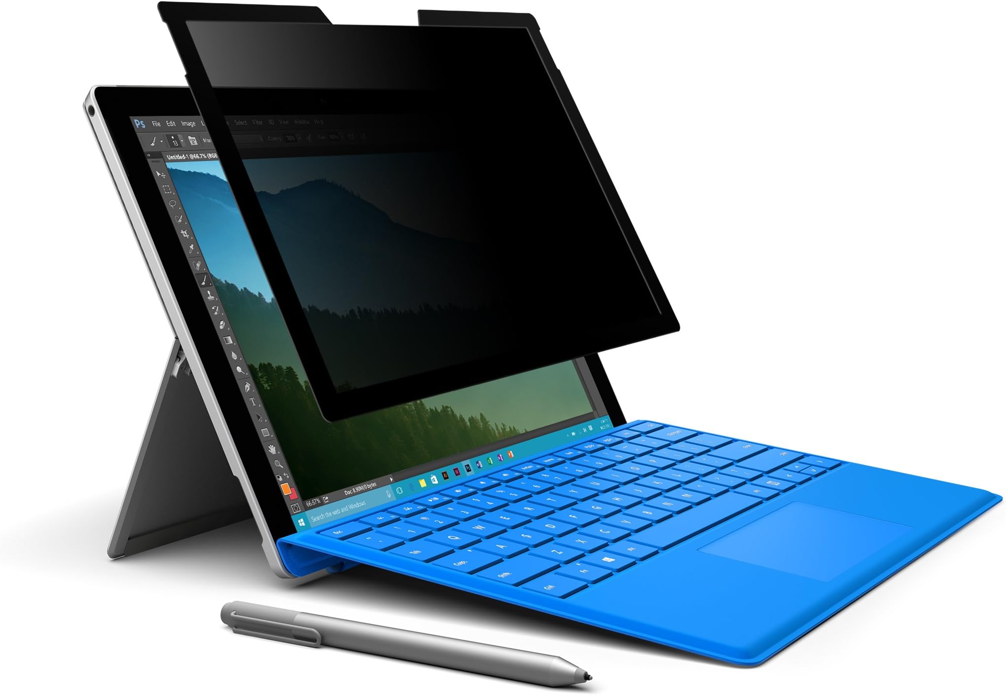 Surface Pro 4, 5, 6, 7,7+ magnetic privacy filter film Screen Protector Anti Glare Film Easy On/Off, compatible size