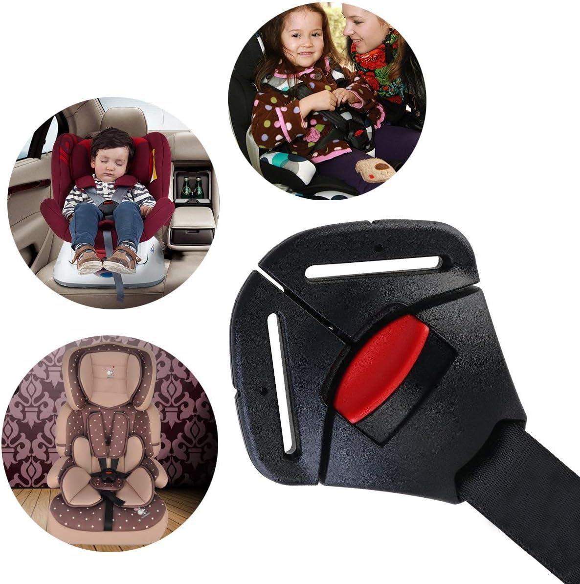 Seggiolino di sicurezza auto bambino fibbia Crotch seggiolino bambino cintura petto clip 5 punti fibbia petto perfetto ricambio universale per fibbia persa