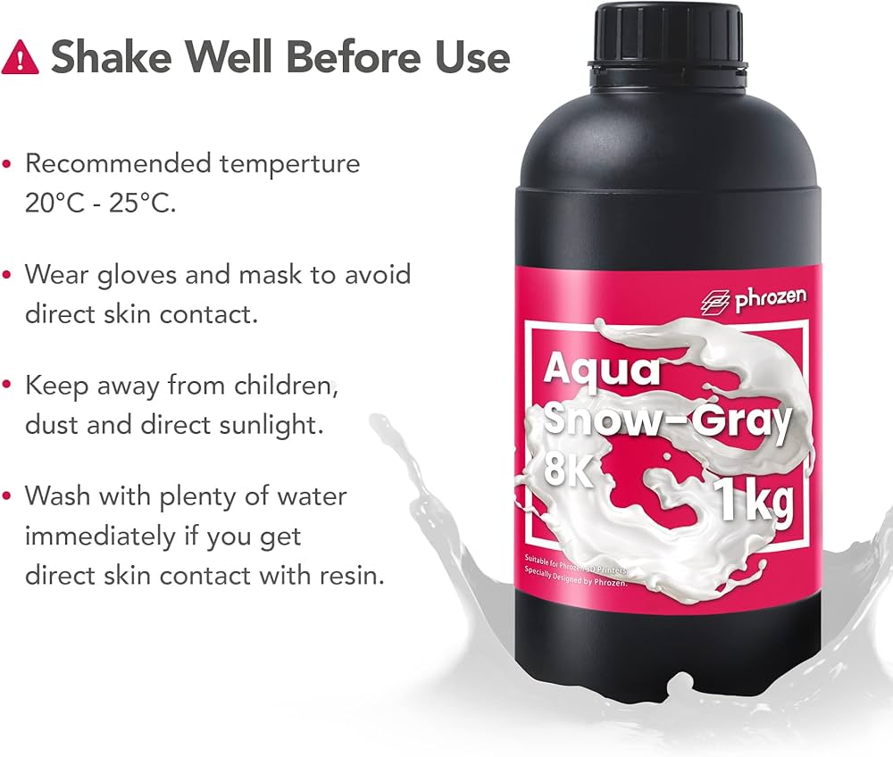 Amazon.co.jp: Phrozen Aqua 8K 3Dプリント樹脂 非常に詳細な3Dモデル