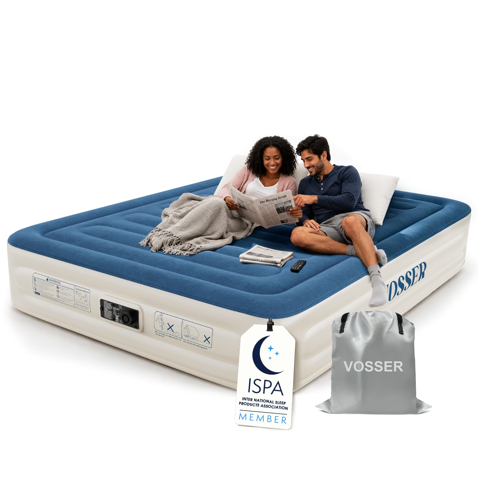 Photo 1 of VOSSER Queen Air Mattress with Built-in Pump1081517770
1081517770
