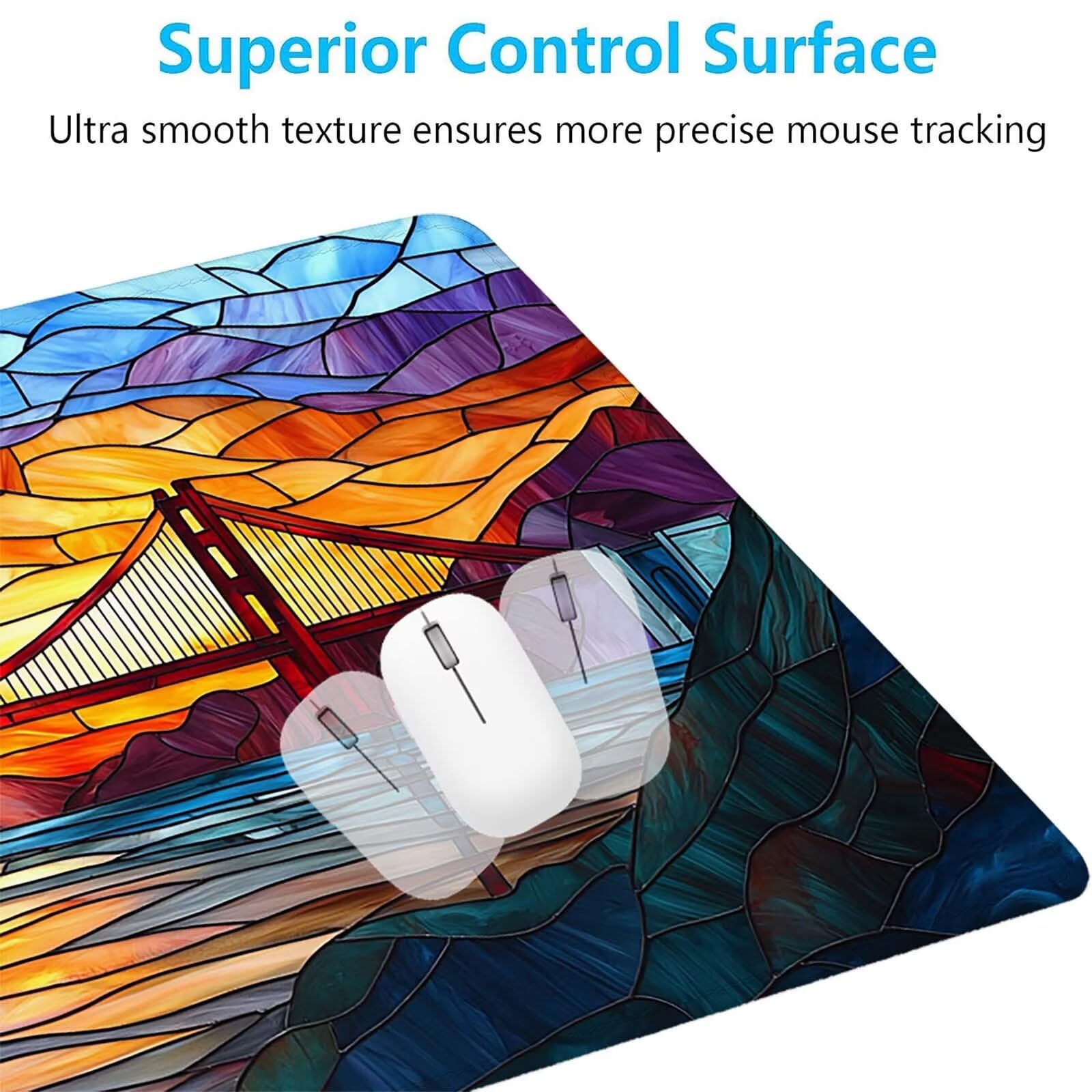 Tapis de Souris XXL Couleur Tapis de Bureau Abstrait 1200x600 mm J0-1080