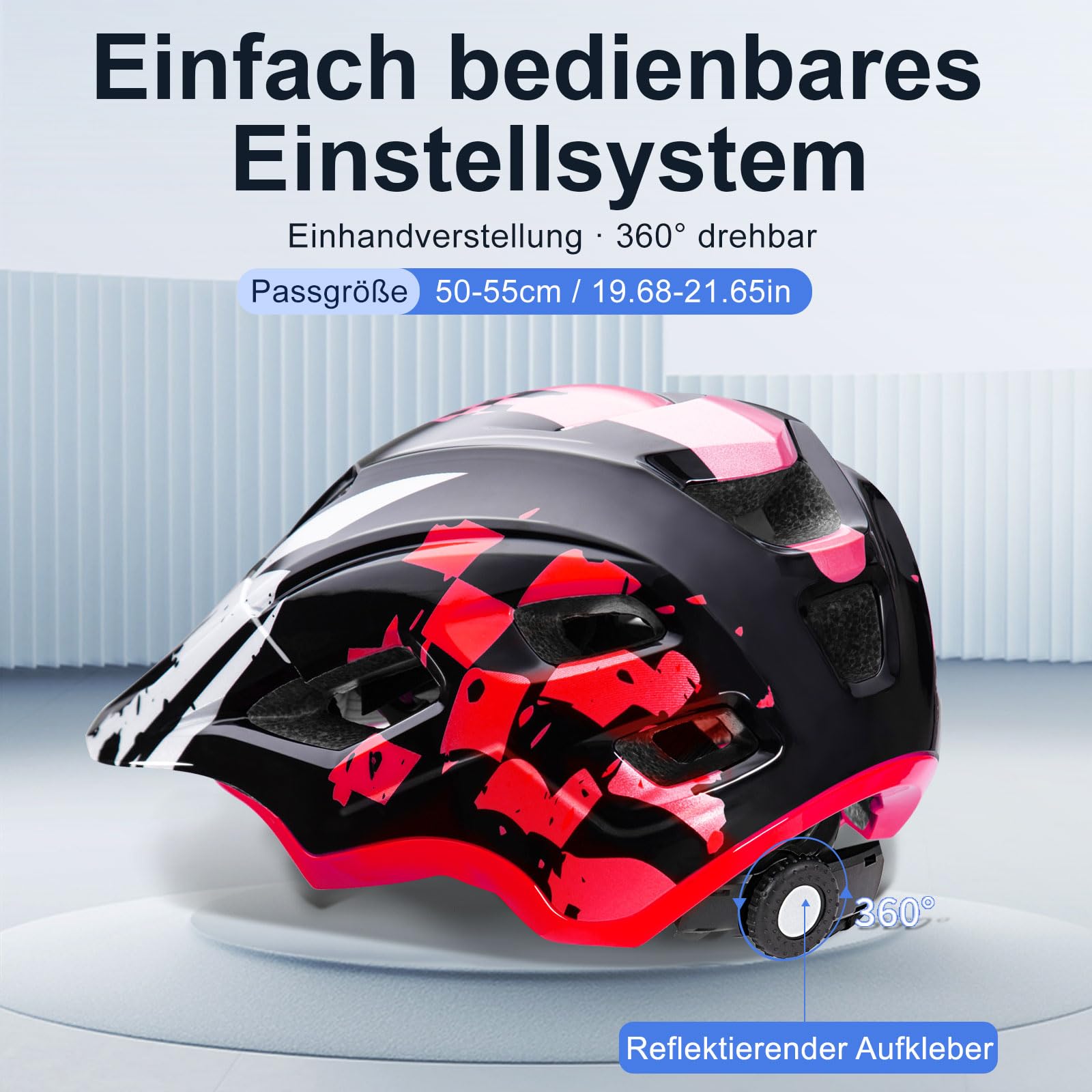 KINGBIKE Casco integral de ciclismo para niños, protección para niños pequeños, con protector de barbilla desmontable, a partir de 5 años