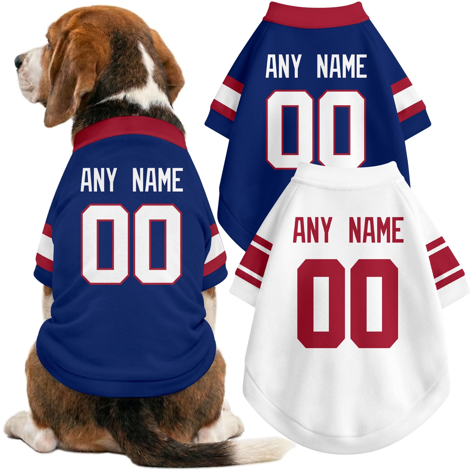 New York Dog Clothes Custom Name Number T Shirt for Dog Gifts